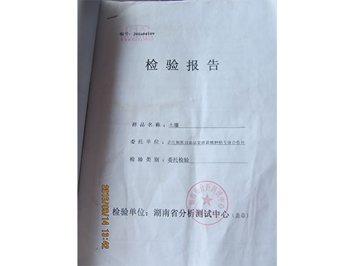 检验报告